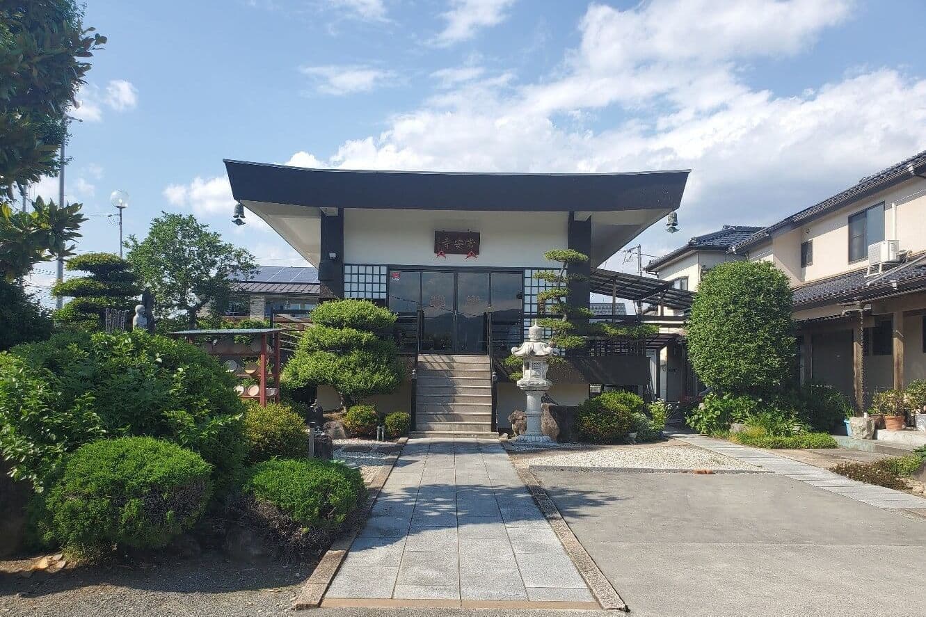 参道 石張り工事